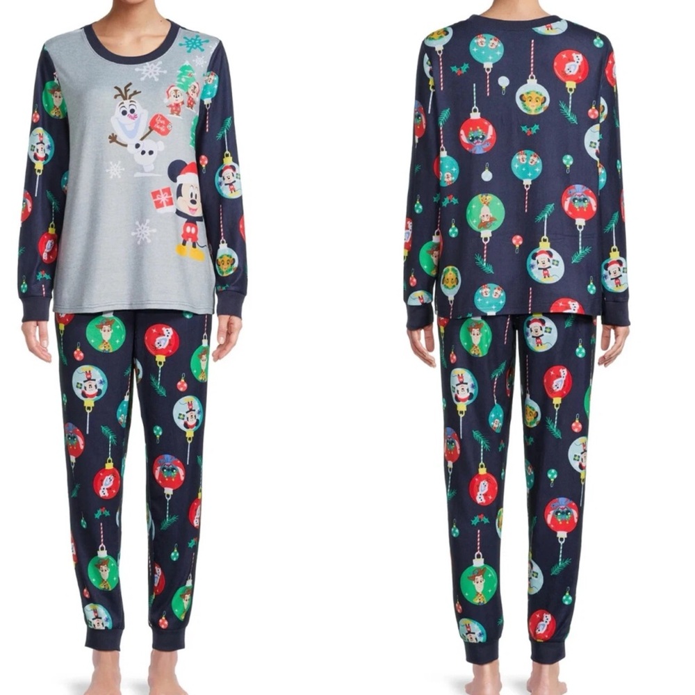 Disney's 100th Anniversary Women's Matching Family Pajamas Set 2pc NWT Medium